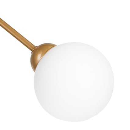 Hanglamp met vaste pendel RUBBY BALL 6xG9/5W/230V goud