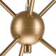 Hanglamp met vaste pendel RUBBY BALL 6xG9/5W/230V goud