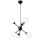 Hanglamp met vaste pendel RUBBY BALL 6xG9/5W/230V zwart
