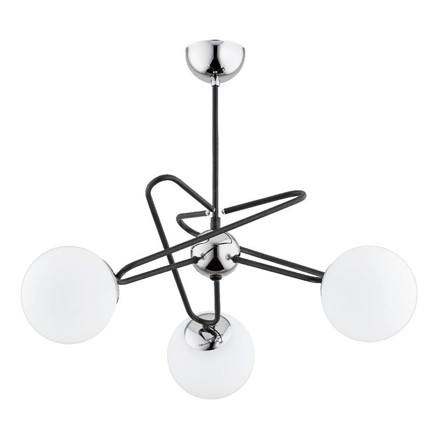 Hanglamp met vaste pendel SAGITO 3xE14/10W/230V chroom