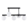Hanglamp met vaste pendel TUKANE 5xE14/10W/230V zwart