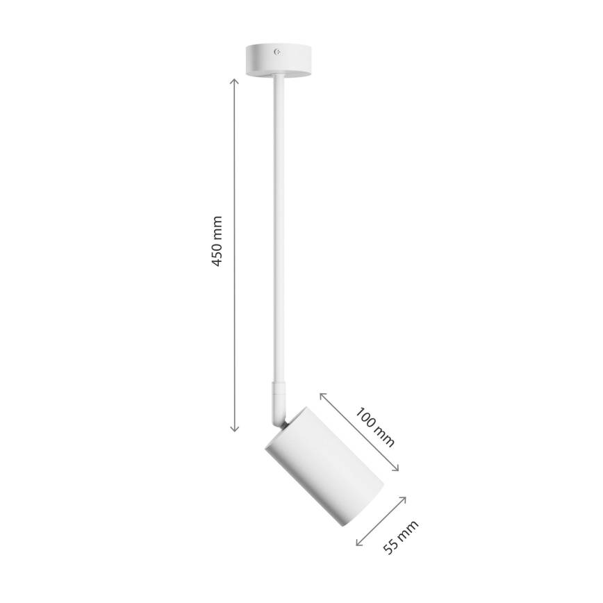 Hanglamp met vaste pendel VARIOSA 1xGU10/10W/230V wit