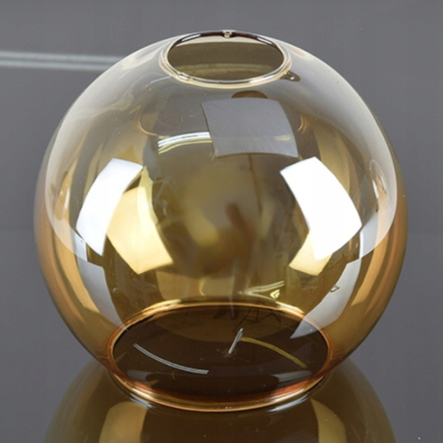 Hanglamp met vaste pendel VASCO 6xE27/60W/230V zwart/gerookt beige
