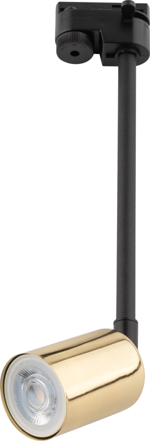 Hanglamp met vaste pendel voor 1-fase railsysteem TOP 1xGU10/10W/230V goud/zwart