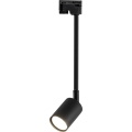 Hanglamp met vaste pendel voor 1-fase railsysteem TOP 1xGU10/10W/230V zwart