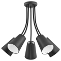 Hanglamp met vaste pendel WIRE BLACK 5xE27/60W/230V