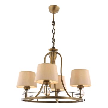 Hanglamp NARA 4xE27/40W/230V messing