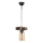Hanglamp op ketting JASMIN 1xE27/40W/230V bruin/beige