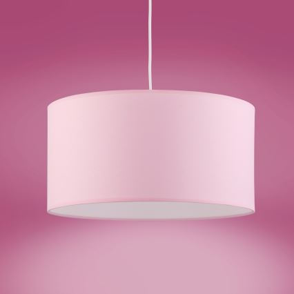 Hanglamp aan kabel RONDO KIDS 1xE27/15W/230V roze