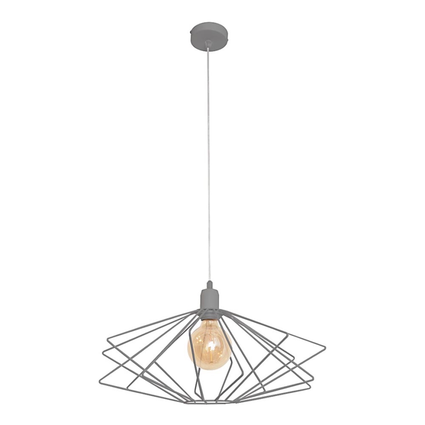 Hanglamp SATURN 1xE27/15W/230V grijs