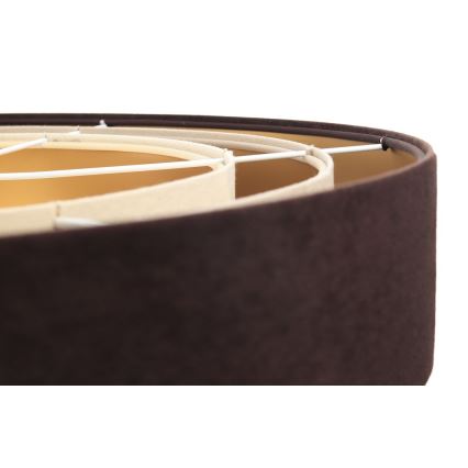 Hanglamp aan kabel TRINITI 1xE27/60W/230V bruin/beige/goud