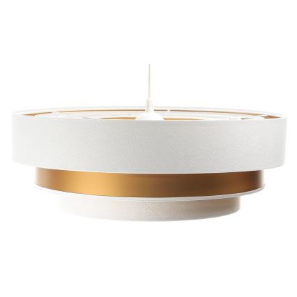 Hanglamp aan kabel TRINITI 1xE27/60W/230V wit/goud