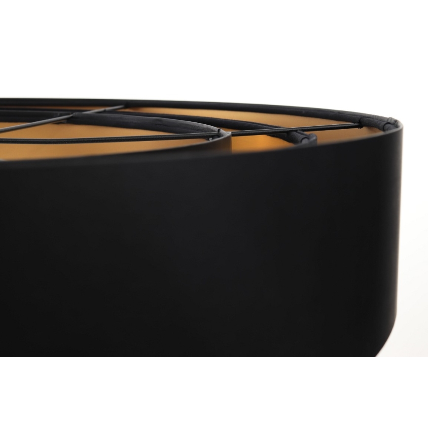 Hanglamp aan kabel TRINITI 1xE27/60W/230V zwart/goud