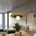 Hanglamp UMBRA aan kabel 1xG9/8W/230V zwart/oranje