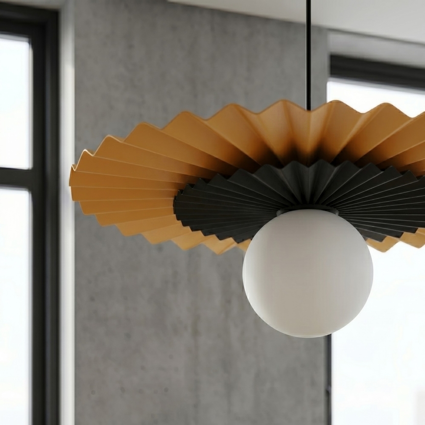 Hanglamp UMBRA aan kabel 1xG9/8W/230V zwart/oranje
