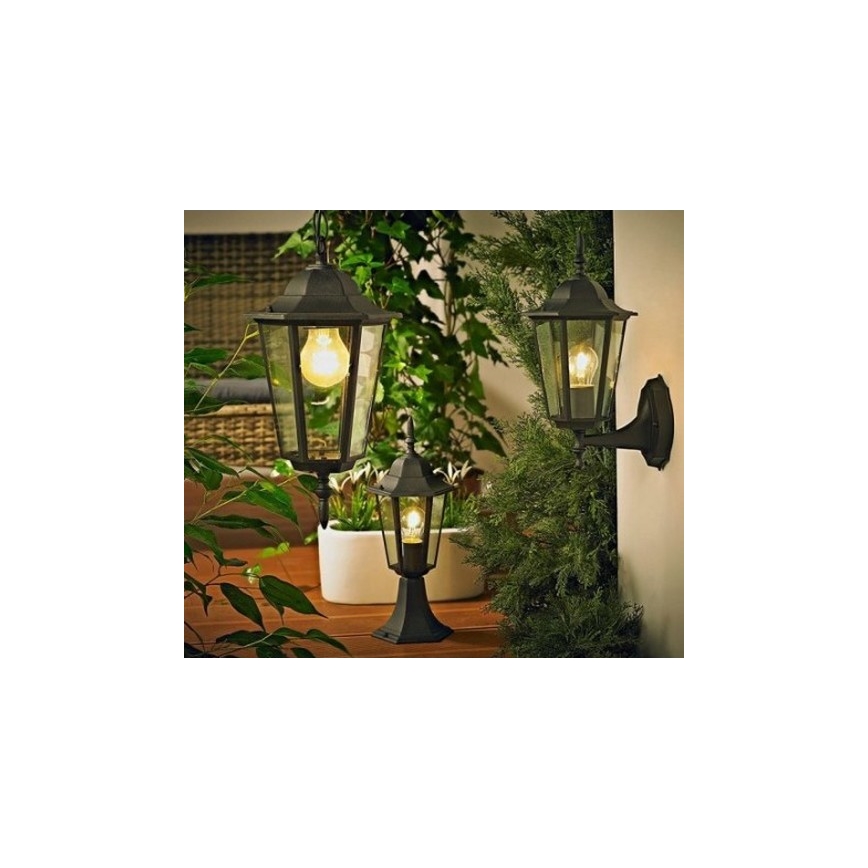 Hanglamp voor buiten 1xE27/20W/230V IP43 zwart