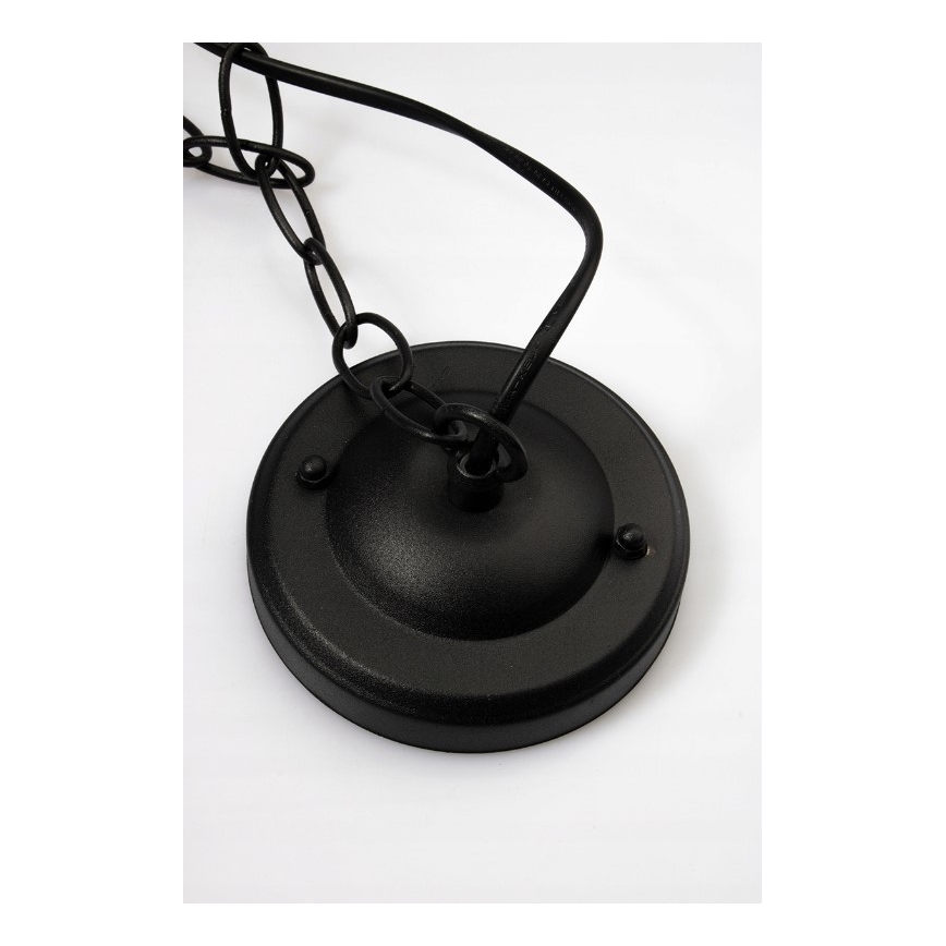 Hanglamp voor buiten 1xE27/20W/230V IP43 zwart