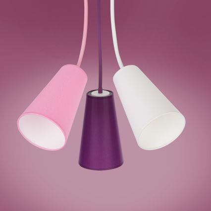 Hanglamp voor Kinderen WIRE KIDS 3xE27/15W/230V