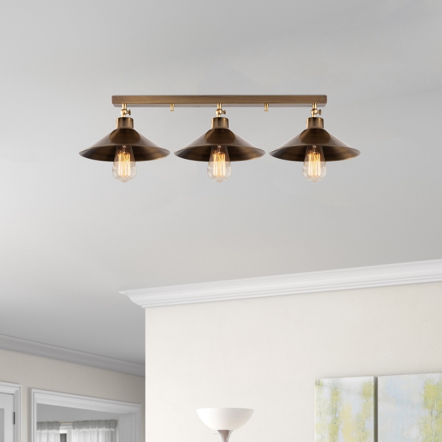 Hanglamp voor Oppervlak Montage BERCESTE 3xE27/40W/230V
