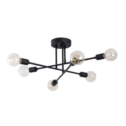 Hanglamp voor Oppervlak Montage FLOWER 6xE27/40W/230V