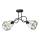 Hanglamp voor Oppervlak Montage KARO 2xE27/15W/230V zwart