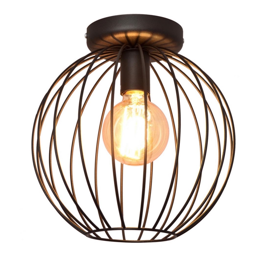 Hanglamp voor Oppervlak Montage MERCURE 1xE27/15W/230V d. 30 cm zwart