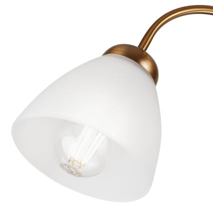 Hanglamp voor Oppervlak Montage MIRANDA 3xE27/60W/230V goud