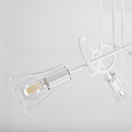 Hanglamp voor Oppervlak montage OXFORD 3xE27/15W/230V wit