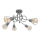 Hanglamp voor Oppervlak montage OXFORD 5xE27/15W/230V grijs