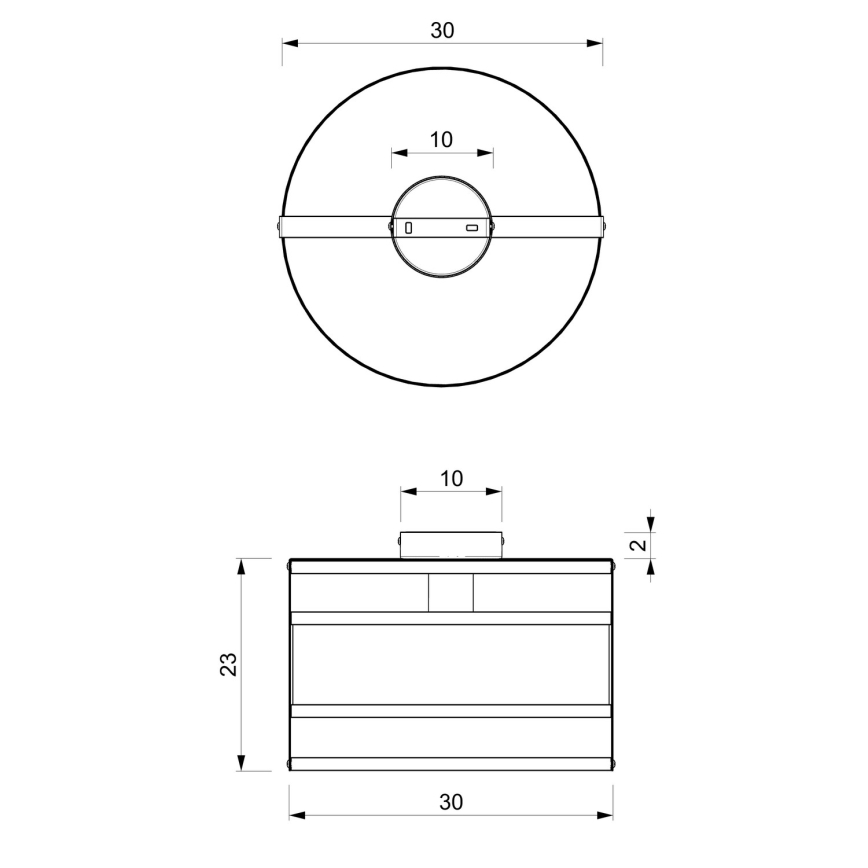 Hanglamp voor Oppervlak Montage RIM 1xE27/60W/230V zwart/goud