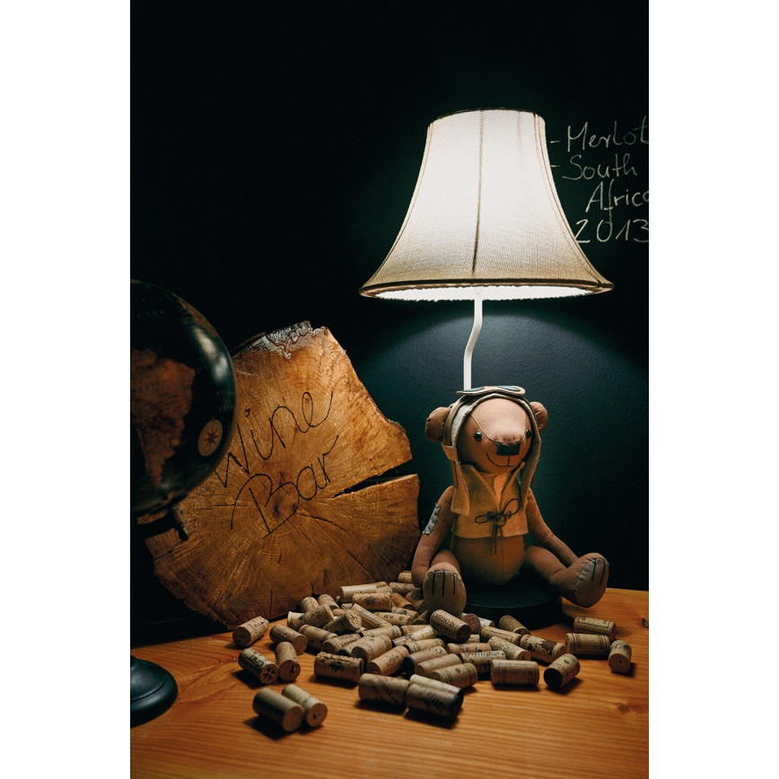Happy Lamps - Kinder LED tafellamp CHARLES LED/5,4W/230V beer