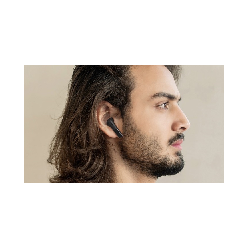 Haylou - Waterbestendige Draadloze Oortjes GT6 Bluetooth IPX4 zwart