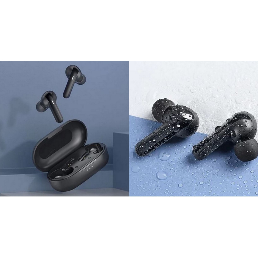 Haylou - Waterdichte draadloze koptelefoon GT3 TWS IPX4 zwart