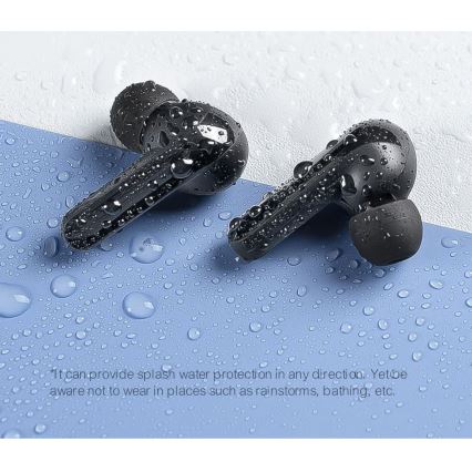 Haylou - Waterdichte draadloze koptelefoon GT3 TWS IPX4 zwart