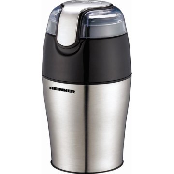 Heinner HCG-150SS - Moulin à café électrique à grains 50 g 150W/230V inox/noir