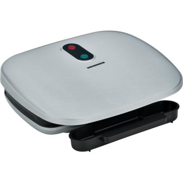 Heinner HEG-F1000SL - Contactgrill 1000W/230V mat chroom/zwart