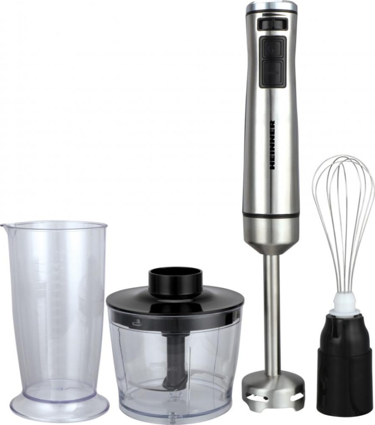 Heinner HHB-DC1000SSBK - Mixeur plongeant 1000W/230V chrome mat