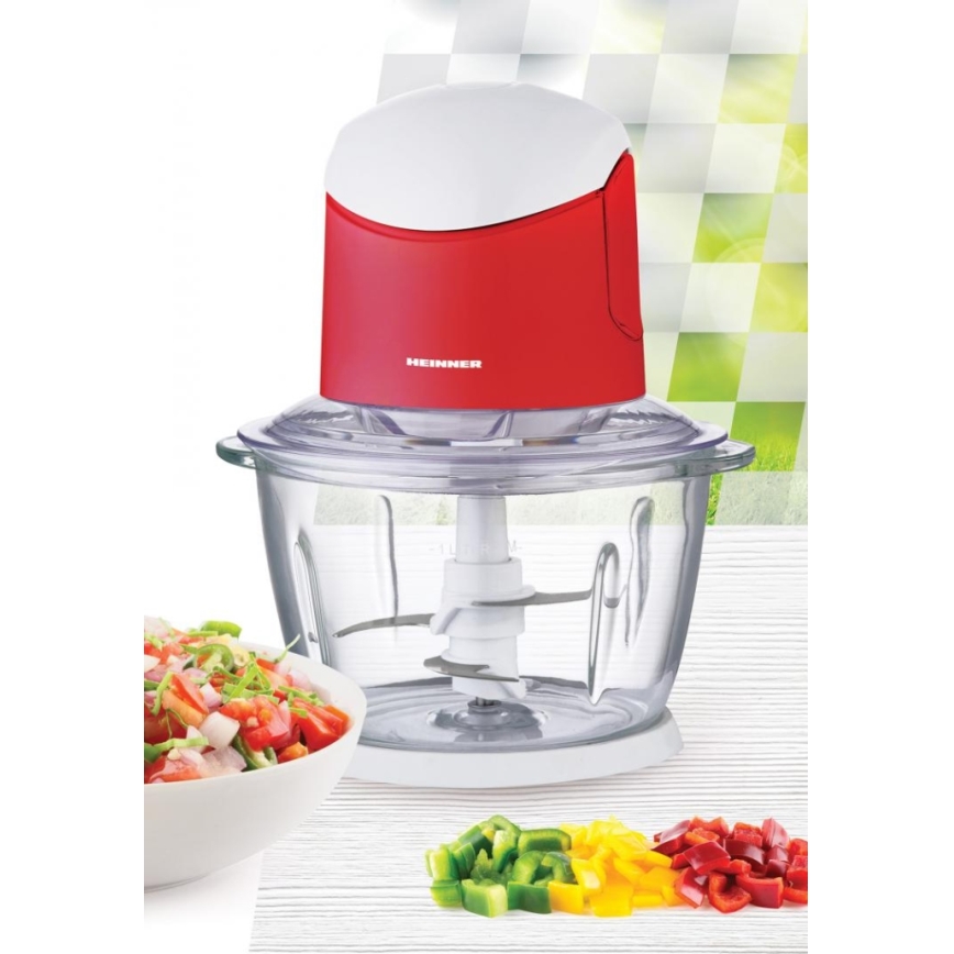 Heinner HMC-K500WHR - Hachoir 500W/230V rouge