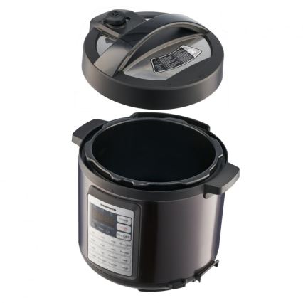 Heinner HPCK-38BK - Multifunctionele elektrische snelkookpan 5,7 l 1000W/230V zwart