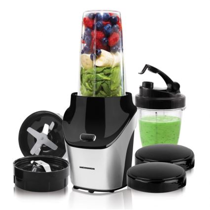 Heinner HSB-T1000SS - Nutri-mixer voor smoothies 1000W/230V mat chroom/zwart