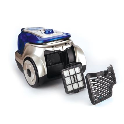 Heinner HVC-V750BL - Zakloze stofzuiger 750W/230V blauw/zilver