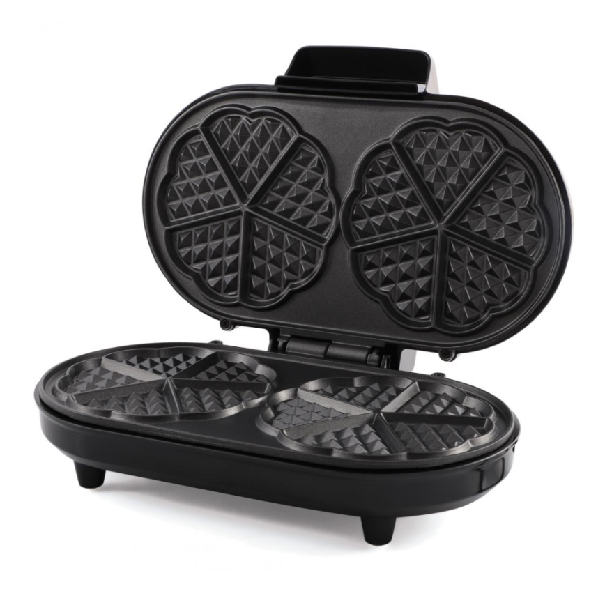 Heinner HWF-1000CR - Wafelijzer 1000W/230V zwart/roségoud