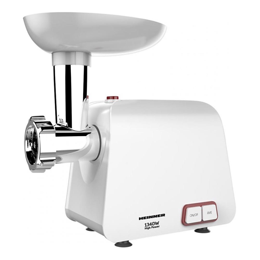 Heinner MG-1340WH - Hachoir à viande 1340W/230V blanc
