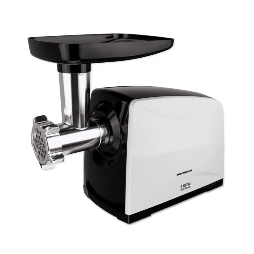 Heinner MG-2100BKWH - Hachoir à viande 2100W/230V noir/blanc