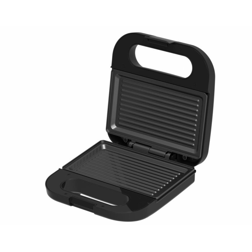 Heinner SM-K750FGSL - Tosti-ijzer 750W/230V zwart/mat chroom