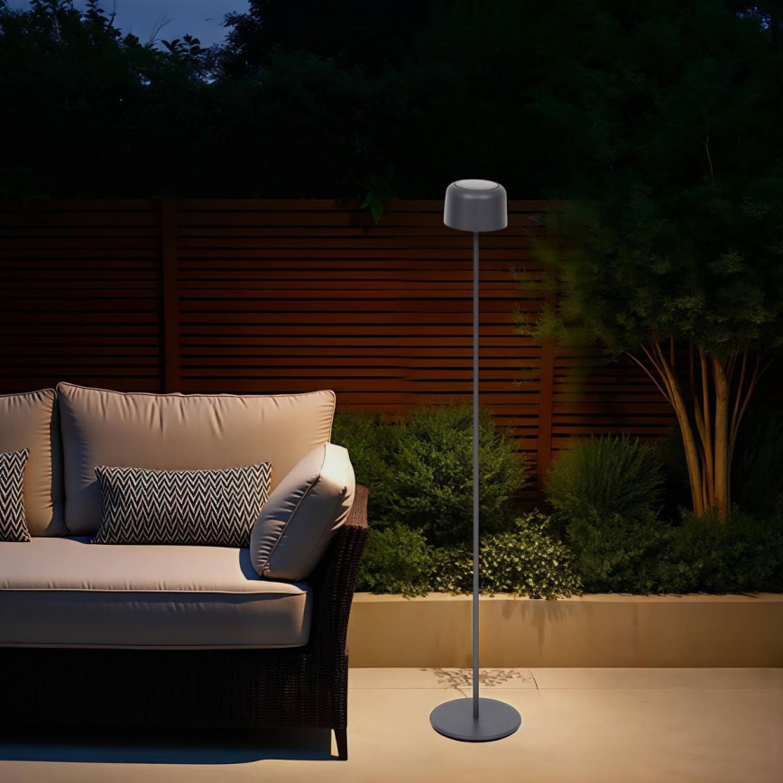 Hesperide - Lampe solaire BOLTY à LED 3,7 V 2600 mAh IP65 anthracite