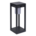 Hesperide - Lanterne solaire LED PIKY avec détecteur de mouvement, 3,7 V 2600 mAh, 40 cm, IP65, anthracite