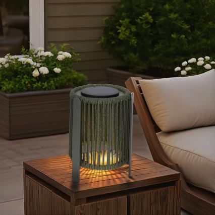 Hesperide - LED zonnelamp LINY LED/3,7V 2600 mAh IP54 groen