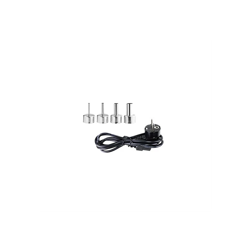 Heteluchtstation met LCD-display 800W/230V
