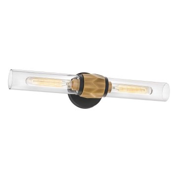 Hinkley - Badkamer wandlamp ELLISON 2xE27/40W/230V IP44 goud